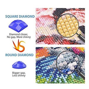 5D DIY Full Drill Square Round Diamond Painting Kit,magic Eye Diamond ...