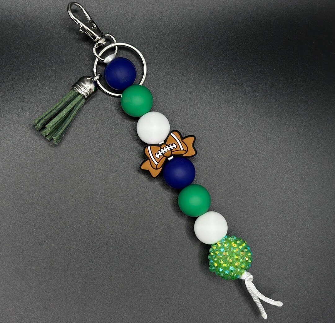 Seattle Inspired Football Keychain - Etsy