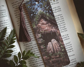 Quite Some Time Bookmark | Ghost Art | Spooky | Halloween | Cottagecore