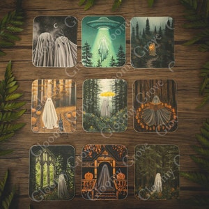 3 Sticker Pack | Ghost Art | Spooky