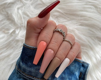 Autumn Nails Etsy