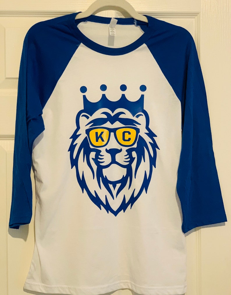 Slugger Kansas City Royals Inspired Raglan T-shirt