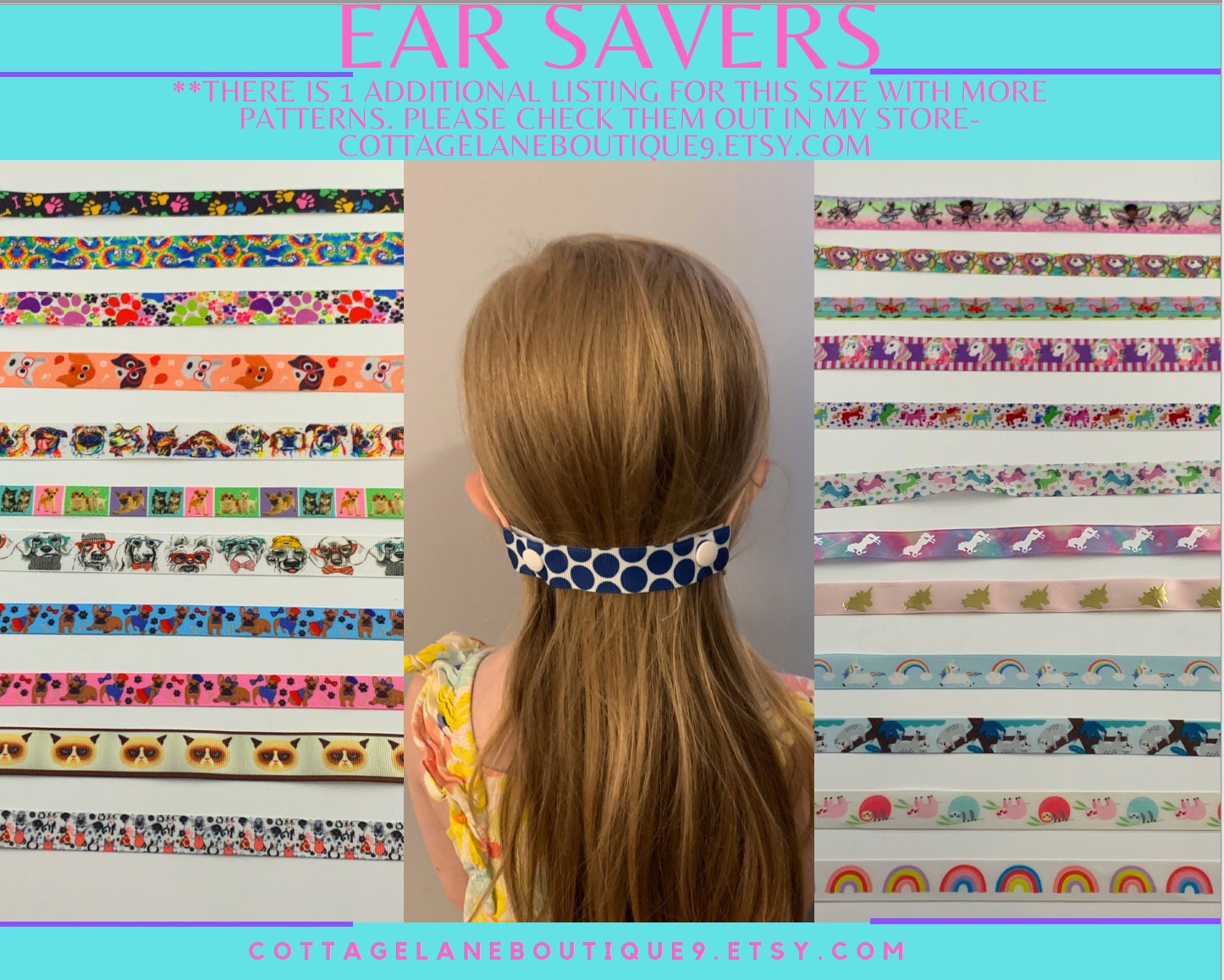 Ear Saver for Kids, Mask Extender for Kids, Lanyard to hold Masks, Co…