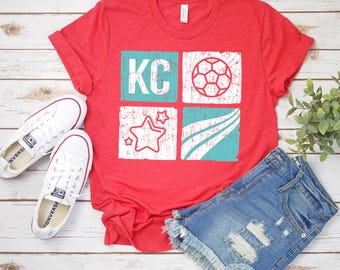 Camiseta de fútbol femenino de Kansas City KC