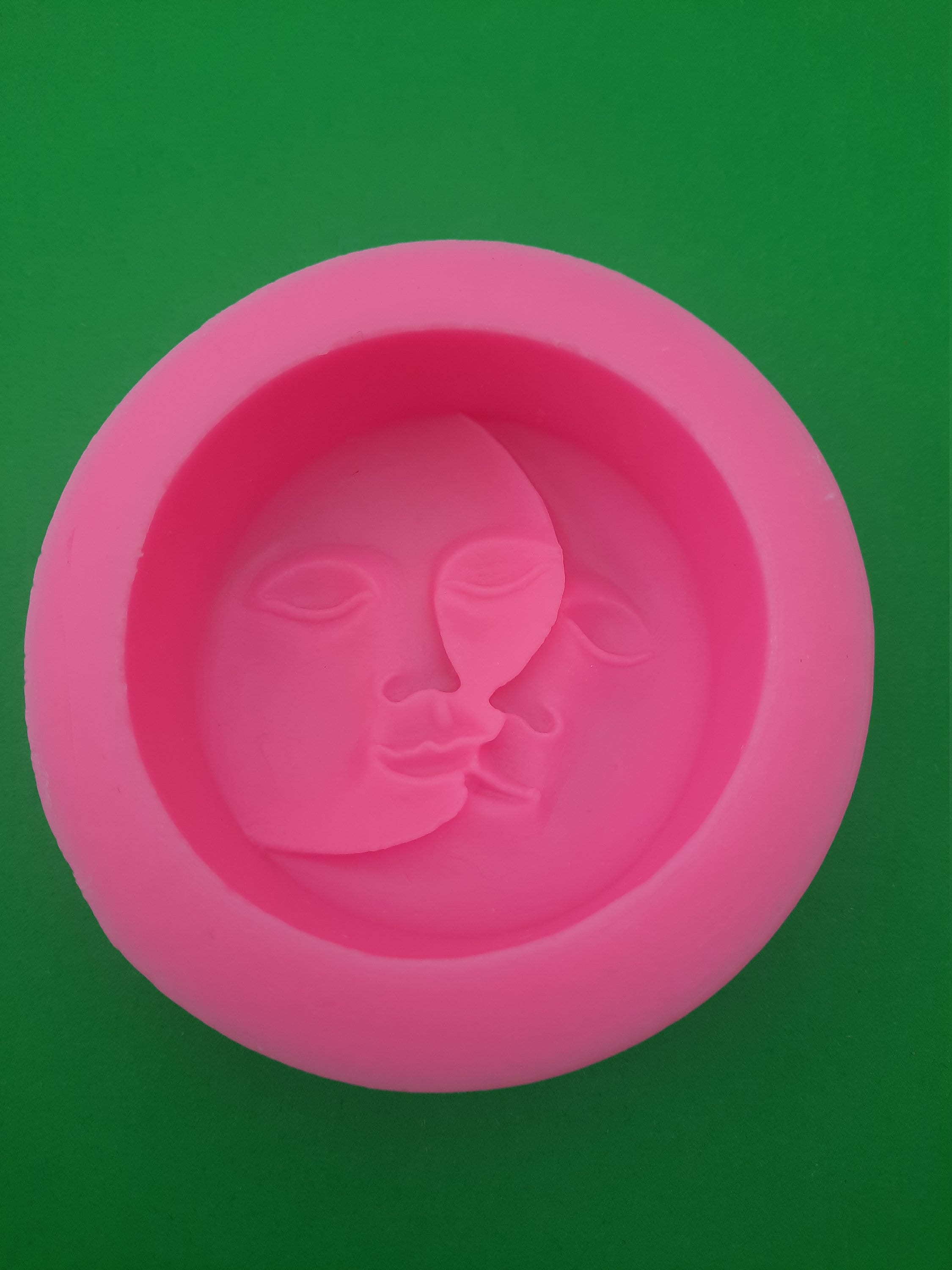Silicone Soap Molds,sun And Moon Face Shape Silicone Mold For