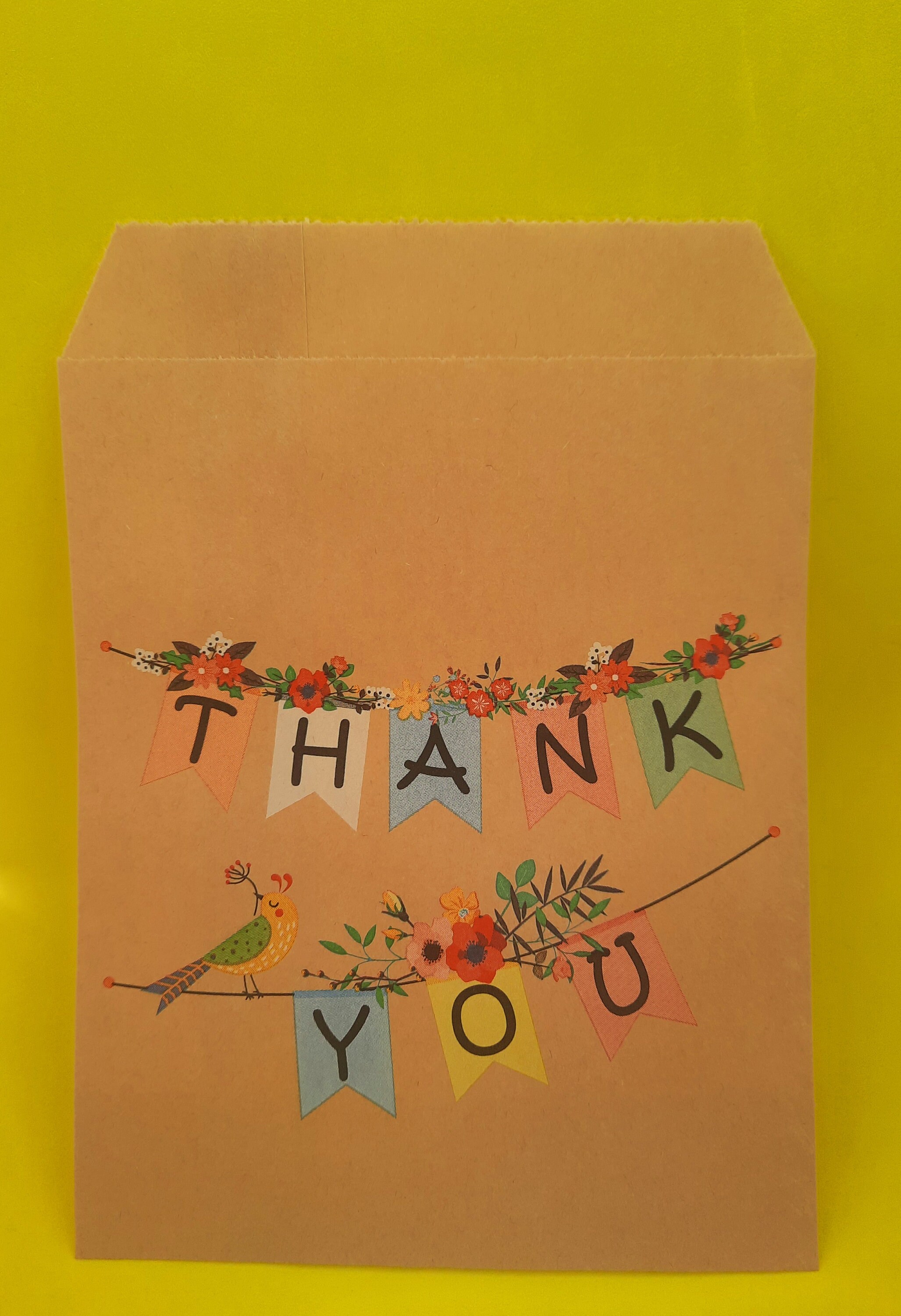 Thank You Paper Bags Sweets Party Kraft Bags Candy Wedding Etsy UK