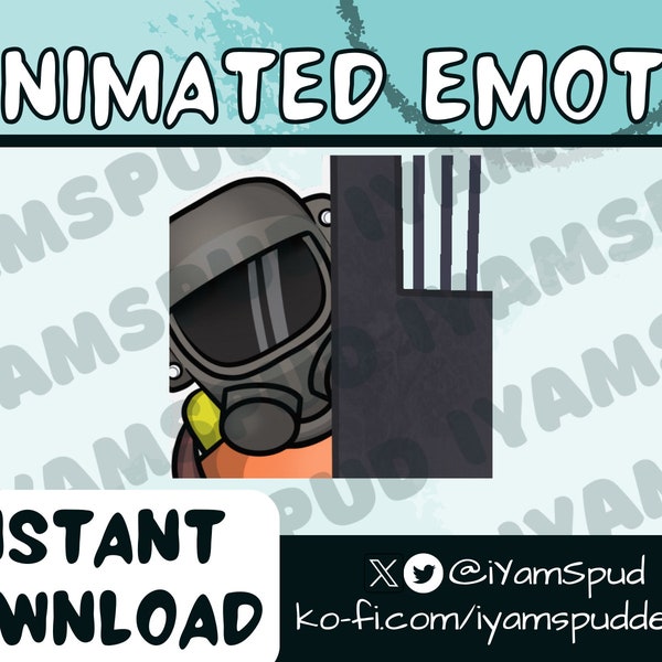 Lethal Company | Lurk Animated Emote | Twitch/Discord Emote | Instant Download