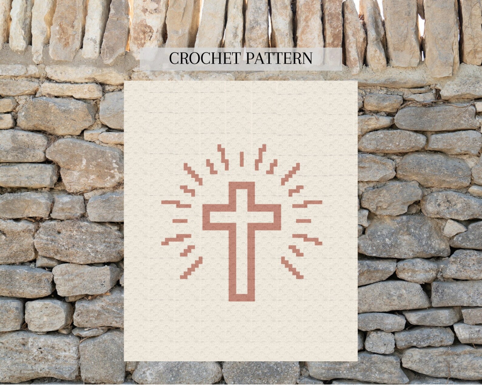 C2C Christ on High Cross Blanket Pattern - Etsy