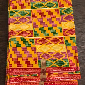 Sold at Auction: Utexi label kente fabric ca 1950s