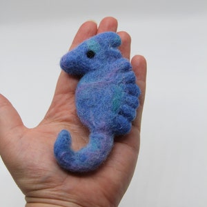 Felt Seahorse Sold Individually Felted Seahorse Ocean Marine Sealife Sea Creatures Craft Baby Mobile Nursery Decor Gift Underwater Animals