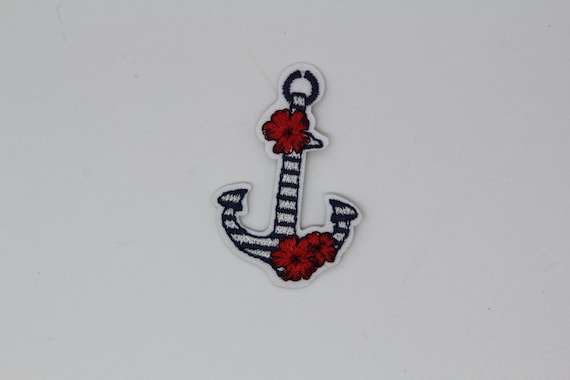 Marine Compass,Flag,Anchor & Mast Embroidery Iron On Appliques Patch 