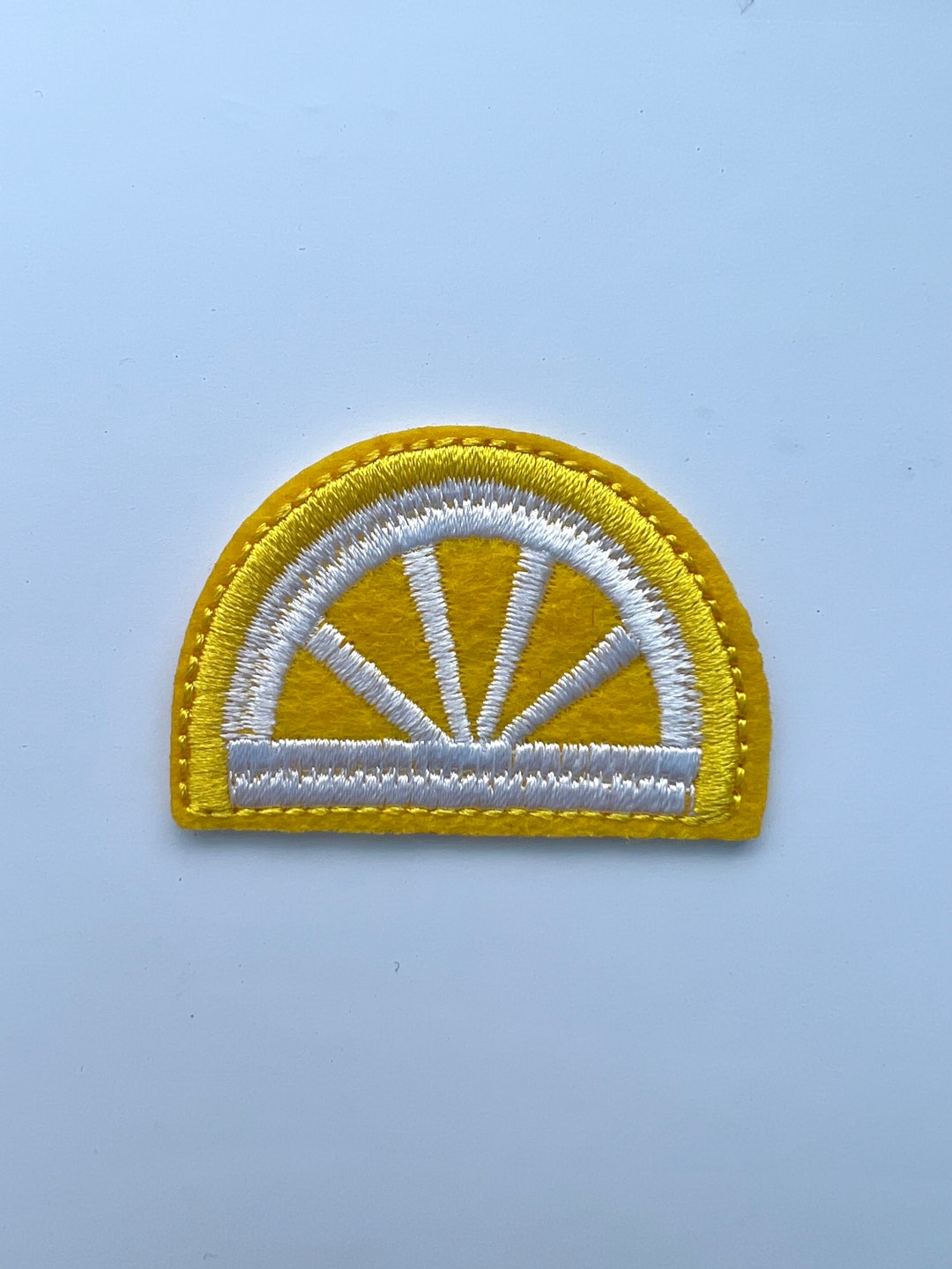 Lemon Slice Embroidered Iron-on Patch – Citrus Applique - Etsy