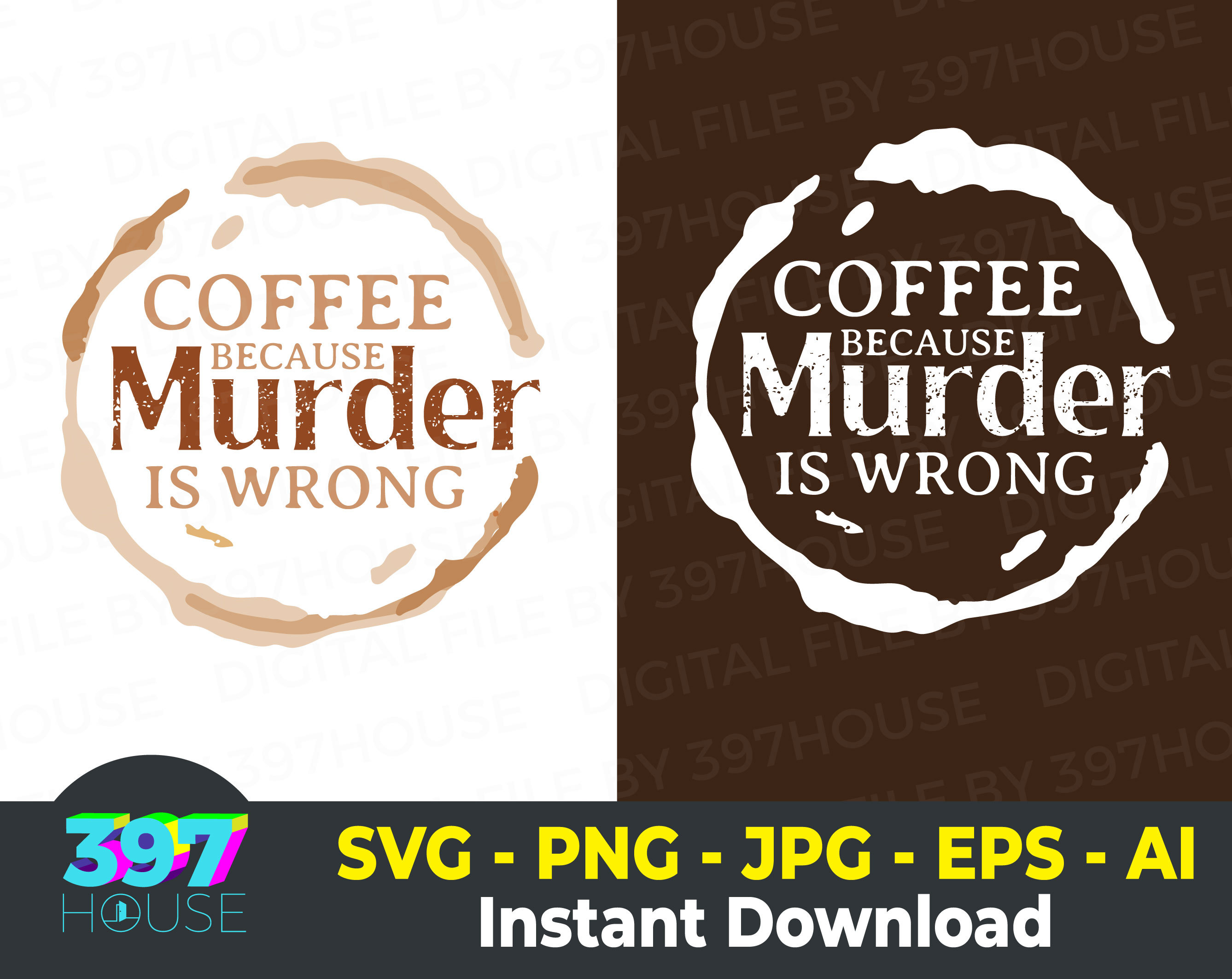 Baking Murder Is Wrong Custom Poster, Funny Kitchen Decor - Wander Prints™