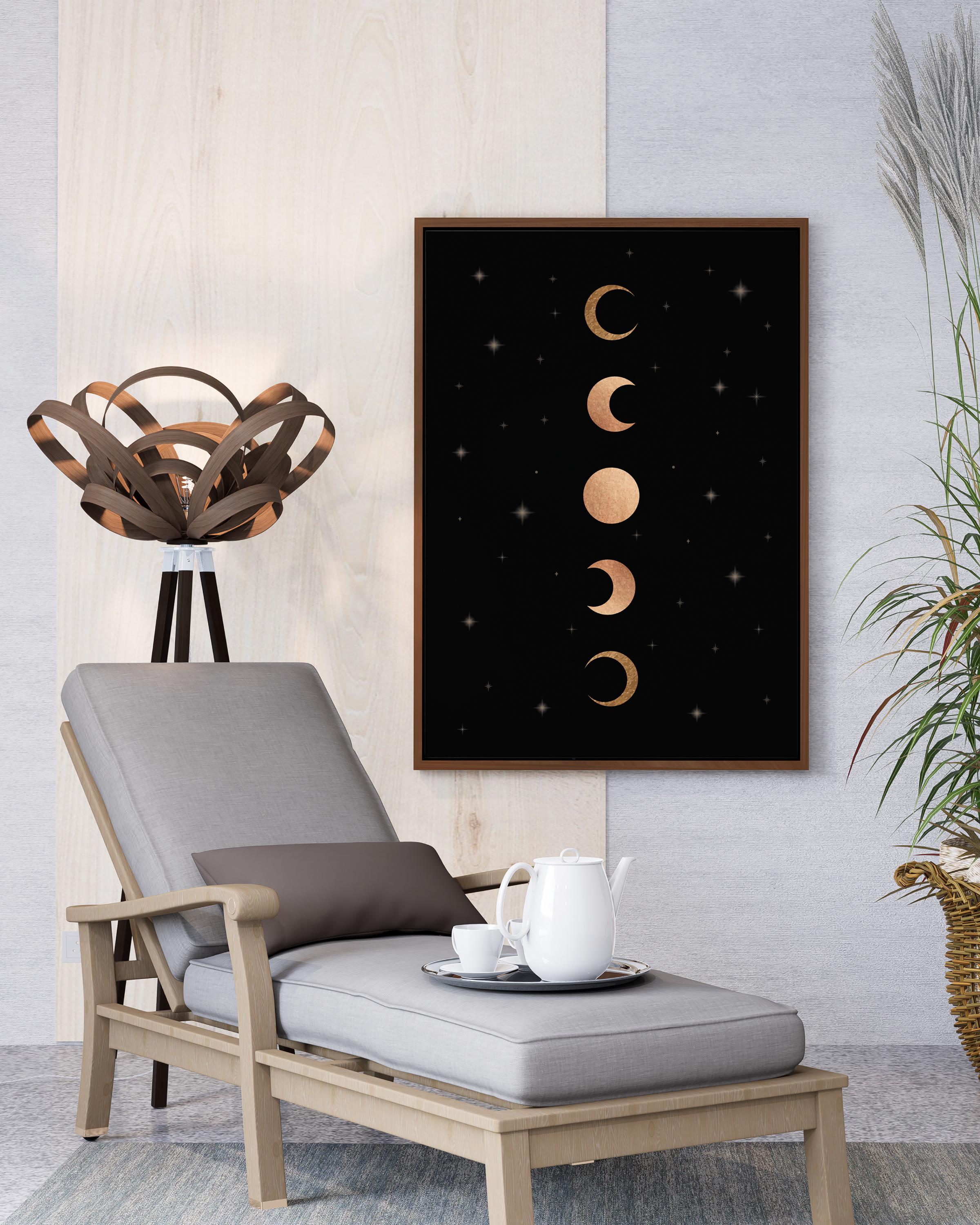 Gold Moon Phases Print, Celestial Wall Art (digital Download) - Etsy