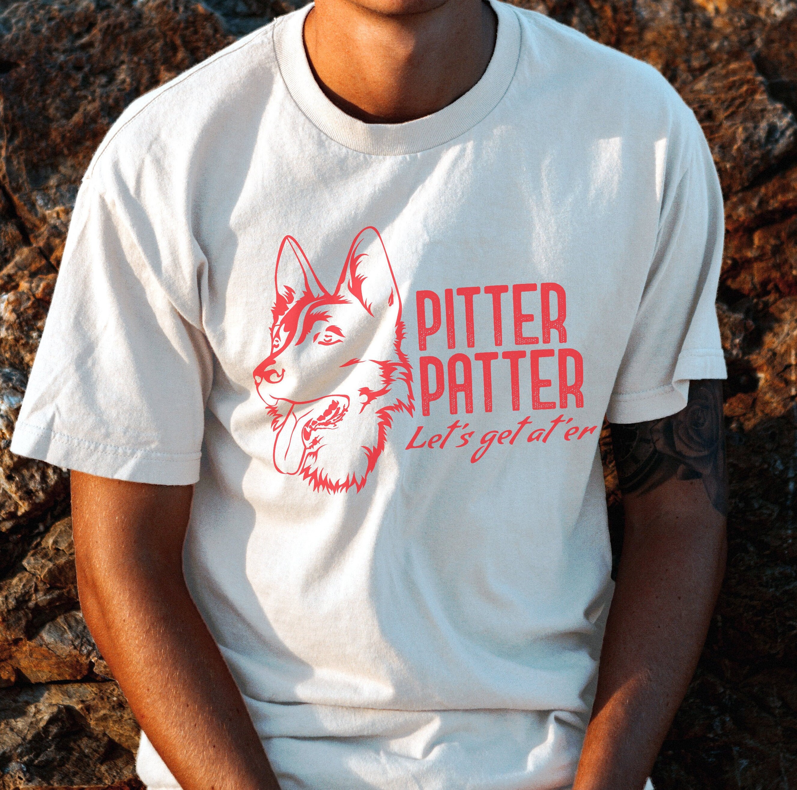 Pitter Patter SVG Letterkenny Shepard Svg, Eps, Png, Dog Dad, Quote Cut