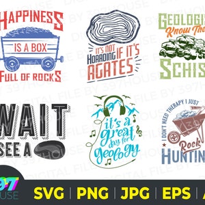 HUMOR Geologist rocks bundle 3 svg, Funny quotes for Geologist, DIY gift for rock collector or geologist student, Ready for download