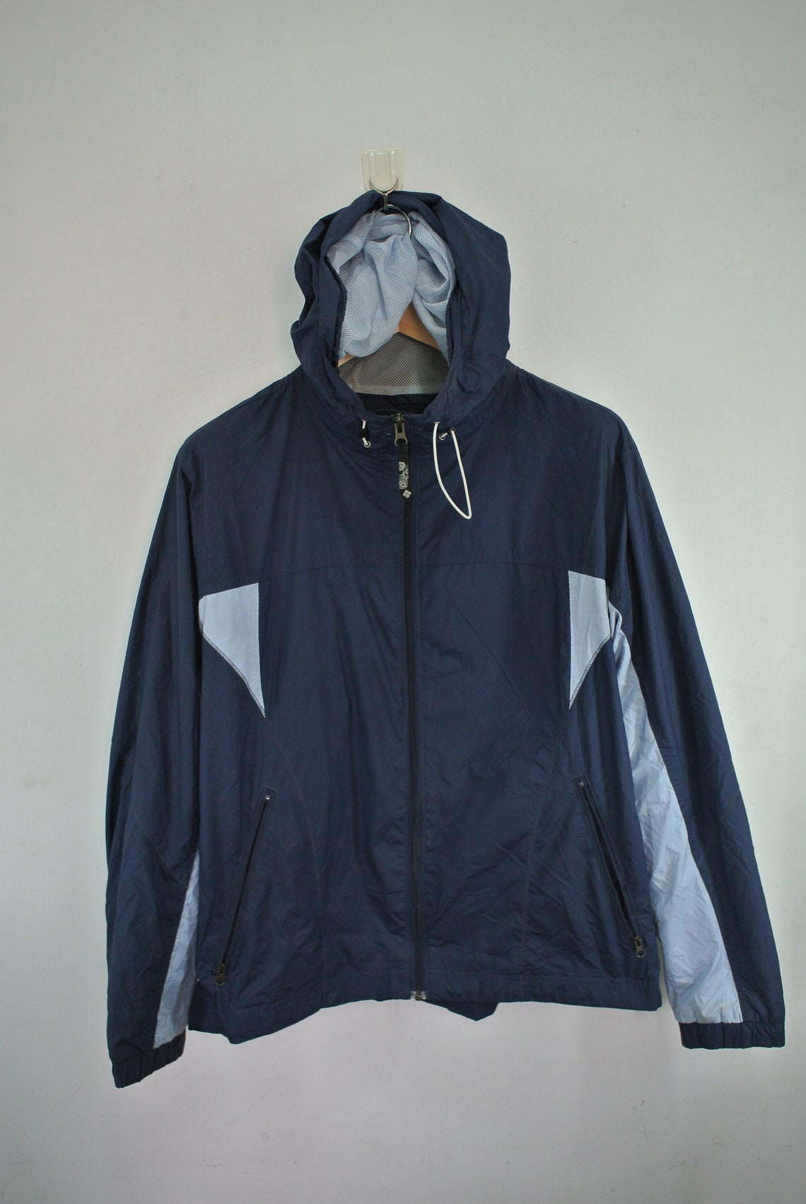 Vintage Colombia Jacket Minimalist Hiking Size L Etsy