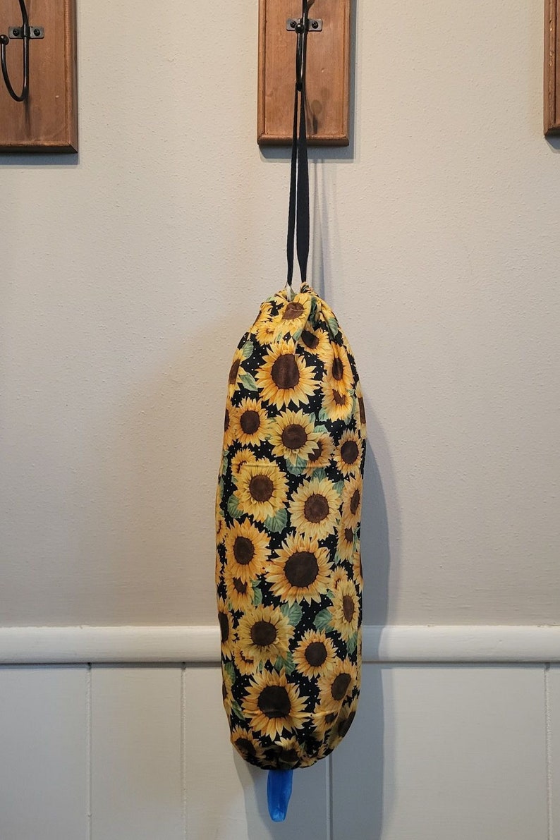 Sunflower Recycle Grocery Store Bag Holder Dispenser Etsy