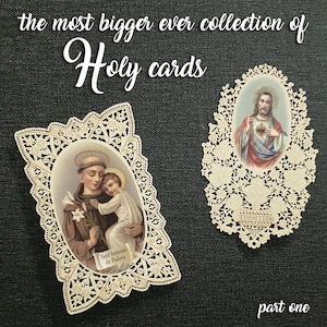 Santini Merlettati / Canivet regalo, felicitaciones, devoción, religión, cumpleaños, boda, hecho en Italia, artesanía