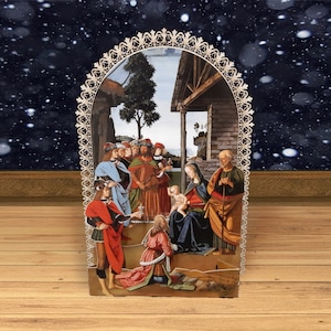 Pop Up 3D "Prospettiva" Natale, christmas, auguri, compleanno, matrimonio, made in italy, artigianato