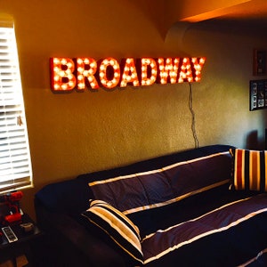 Custom Marquee signs,Light Up Letter,Business Sign,Vintage Sign,Bar Sign,Marquee Channel Letters,Light Bulb Retro Signs, Restaurant Signs
