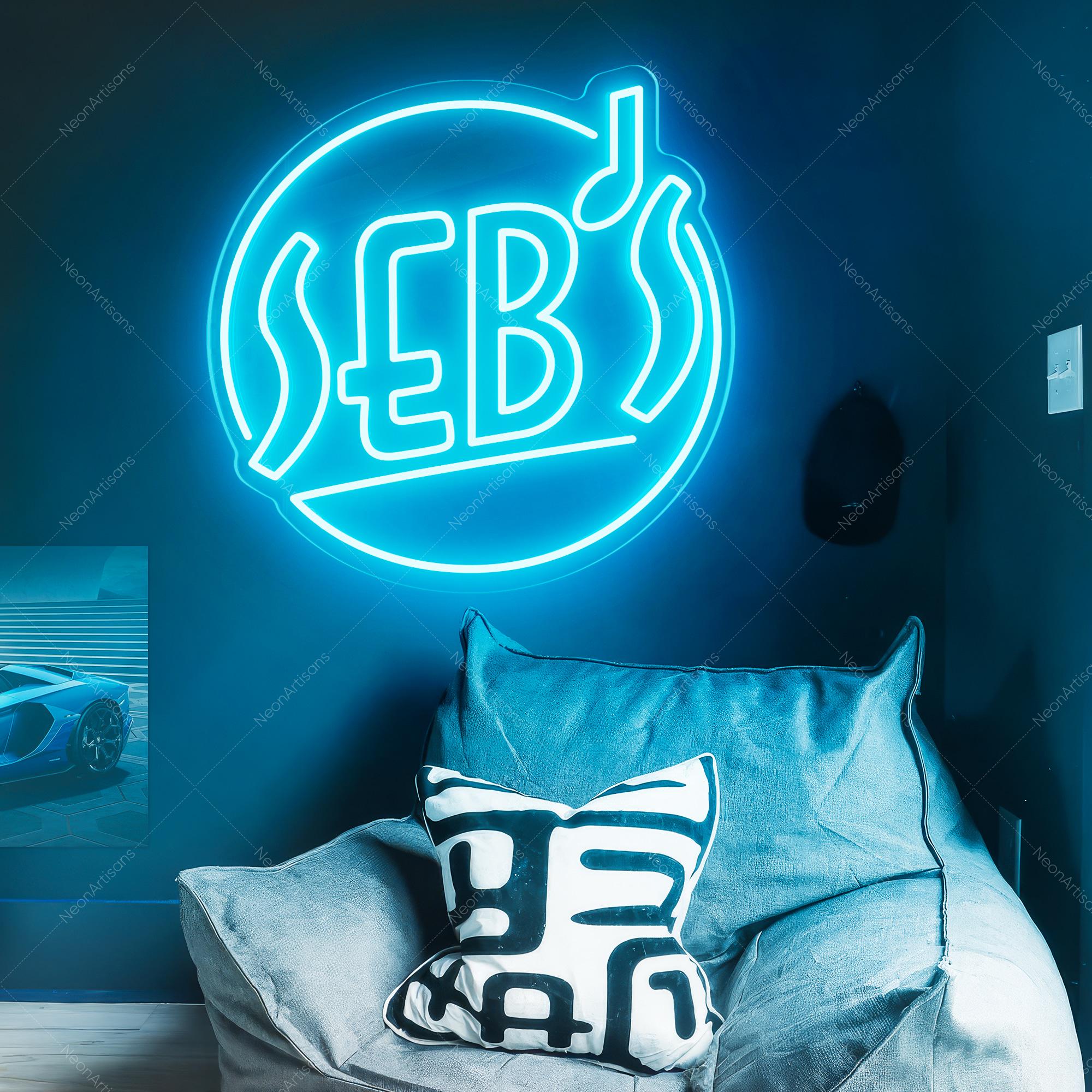 SEB'S ネオンサイン、La La City ネオンライト、バーの壁装飾