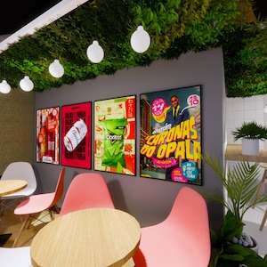 Caja de luz LED ultradelgada personalizada para uso publicitario comercial, caja de luz LED ultradelgada personalizada para cine, cajas de luz LED ultradelgadas para menús