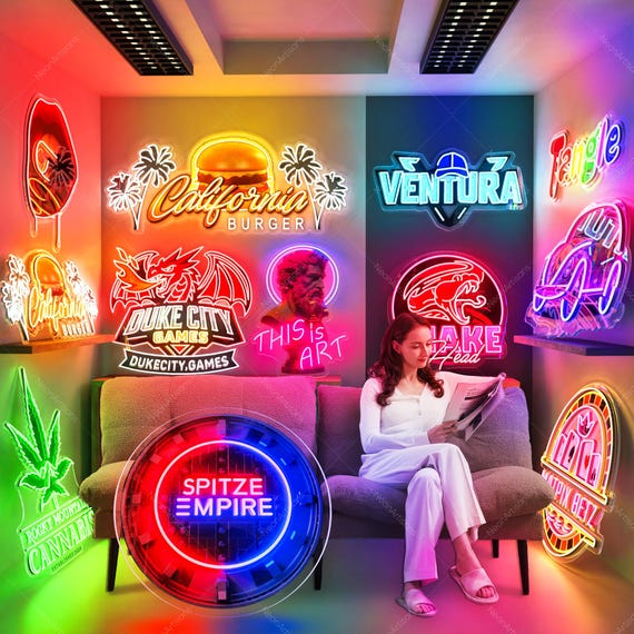 Neon Sign|Custom Neon Sign|Custom Business Waterproof Neon Sign|Light Up Sign|Neon Logo Sign Outdoor|Light Up Bar Sign| Custom Logo Signage