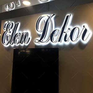 Letrero Tony, señalización exterior, letrero para escaparate, letrero con logotipo de pared, letrero con letras LED, letrero con logotipo 3D personalizado para decoración comercial, letrero para restaurante.
