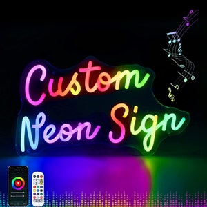 NeonArtrisans Custom Neon Sign for Wedding, Wedding Light Neon Sign Customizable, Personalized Wedding Signs, Neon Sign for Wedding Party image 3
