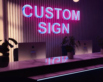 Custom Infinity Mirror Business Logo sign,3D Infinity Mirror Logo,Custom Metal Signs, Custom Beauty Salon Decor,Custom Light up Signs