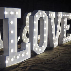 4FT Marquee Numbers,Large Letter,Light Up Letters,Marquee Letter,Free Shipping,Large Numbers,Love Letter,0-9 Light Number,Wedding Sign