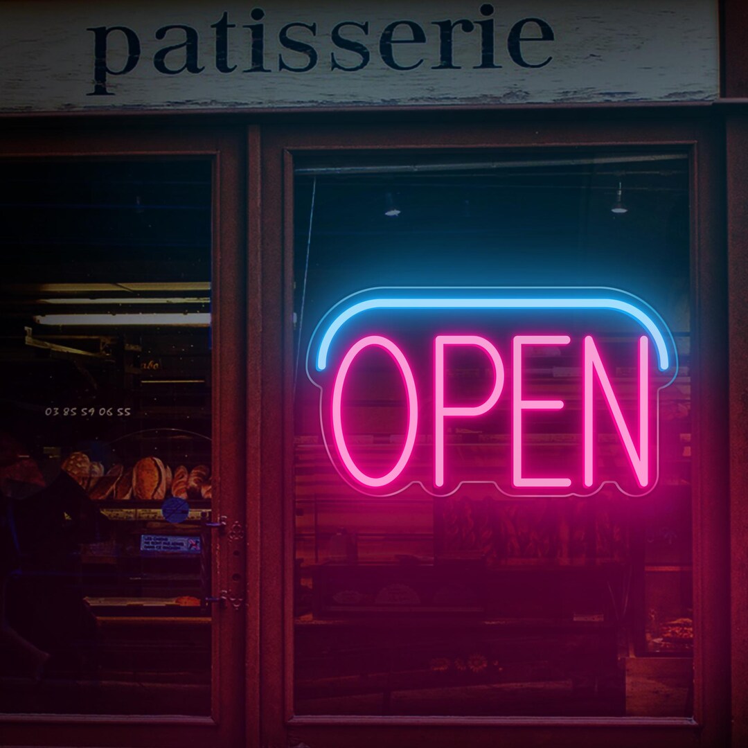 Open Neon Sign,open Sign,outdoor Business Open Sign,led Open Neon Sign ...