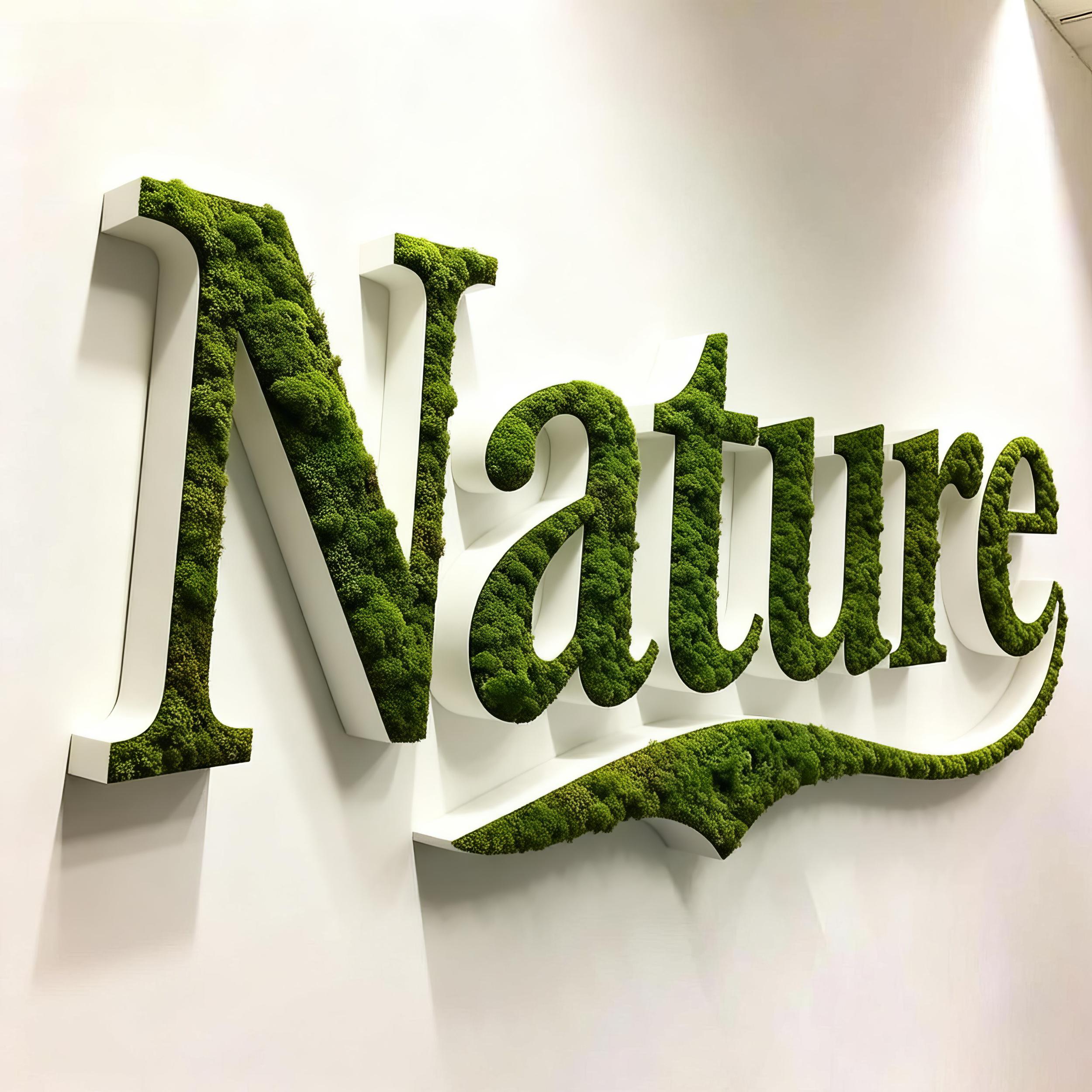 Moss Letter|custom Moss Logo|custom Moss Sign|custom Green Wall Logo ...