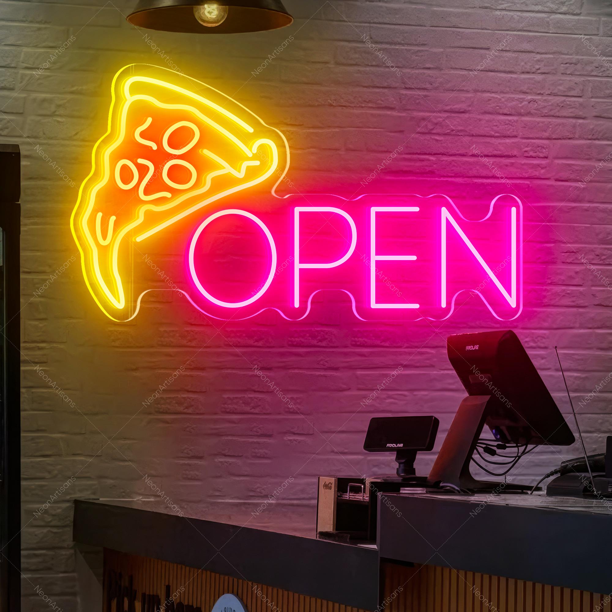 ＊'s shop＊  neon sign ネオンサイン ピザオープンサイン、LEDネオンショップサイン、ピザオープンネオン