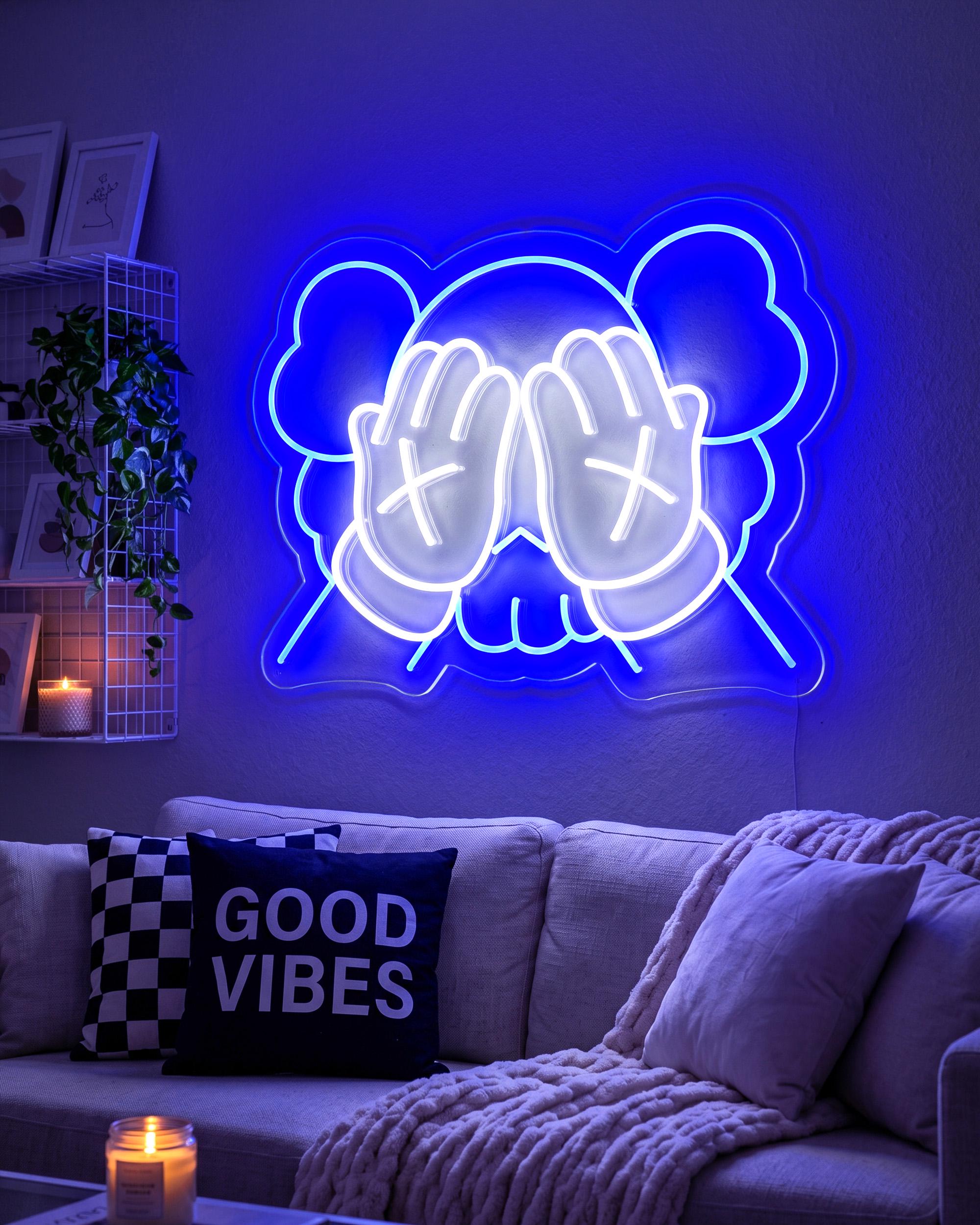 Kaws led neon sign - Etsy 日本