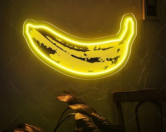 Banana Neon Sign,Cool Banana LGBT Neon Sign,Banana Funny Light,Fruits Shop Led Light Up, Kids Room Wall Art, Kids Zone Led Sign