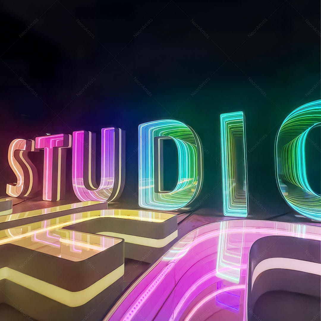 Custom Infinity Mirror 3D Led Sign,custom LED Track Channel Letters ...