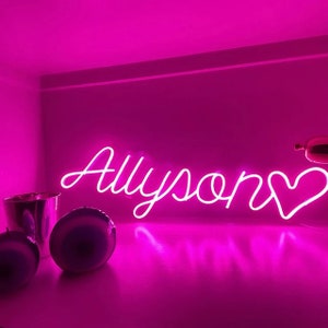 Custom Neon Sign for Weddings, Home, Business, Events Personalized LED Neon Lights, Unique Wedding Decor, Gift, Wall Art by NeonArtisans image 3