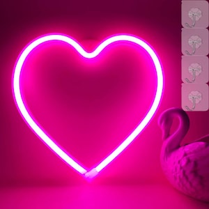 Heart Neon Sign, Love Neon Sign, Wedding Neon Sign, Couple Gift Ideas, Anniversary Gift, Neon Sign Wedding, Wedding Decor Idea, Heart Lights