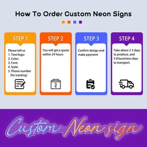 NeonArtrisans Custom Neon Sign for Wedding, Wedding Light Neon Sign Customizable, Personalized Wedding Signs, Neon Sign for Wedding Party image 7