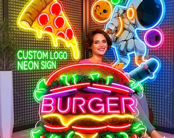 Custom Business Logo Neon Sign, Personalized Company Logo Light Up Sign, Custom Neon Logo for Storefront, Bar, Restaurant Wall Decor