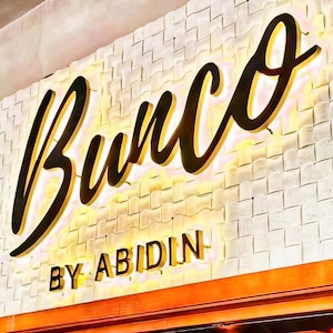Letrero retroiluminado 3D para negocios/Letrero con logotipo de pared/Letrero comercial iluminado con halo/Logotipo 3D/Letreros personalizados/Letreros de recepción en interiores/Letreros de salón de belleza