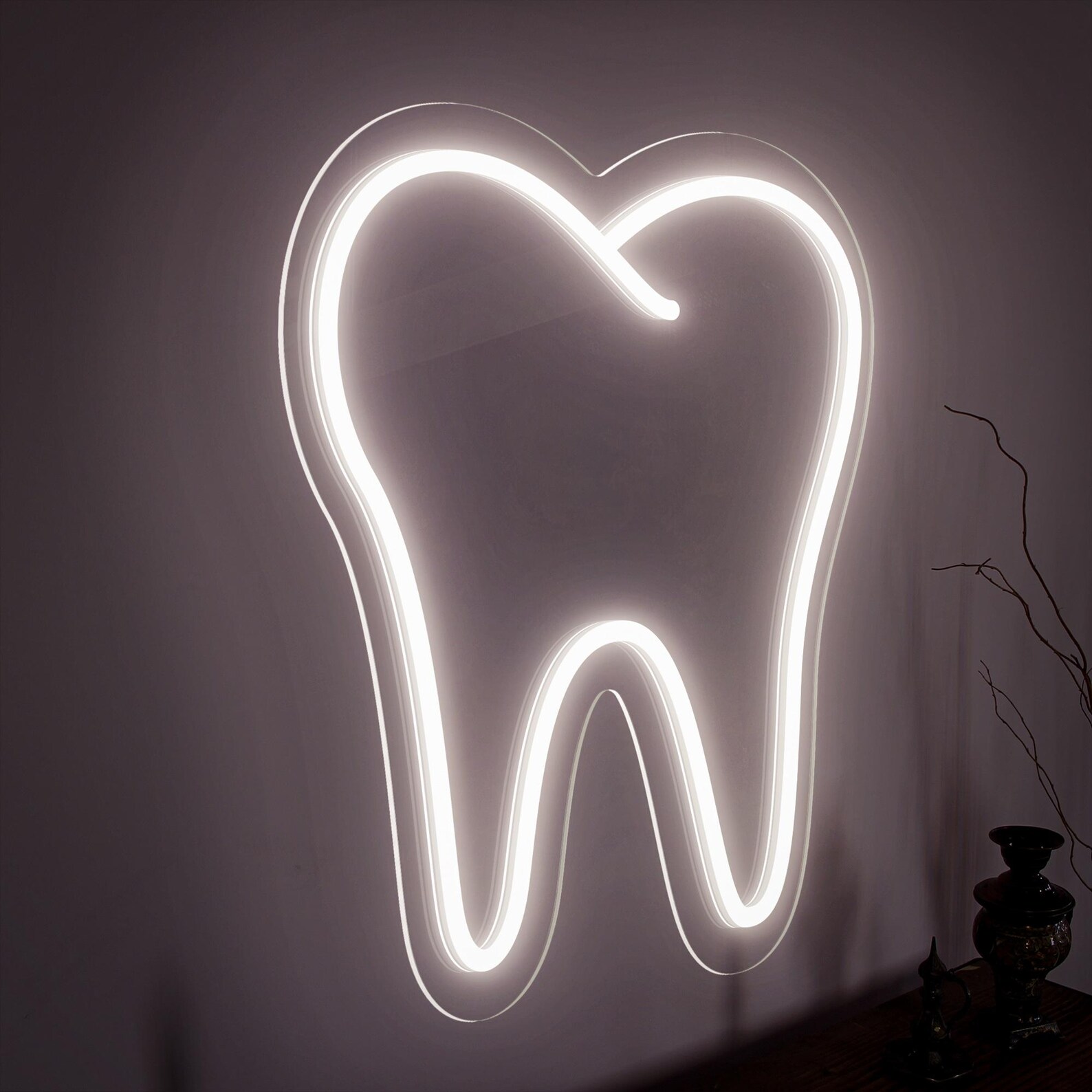 Tooth Neon Sign, Dental Office Light Decor,neon Light Wall Decoration ...