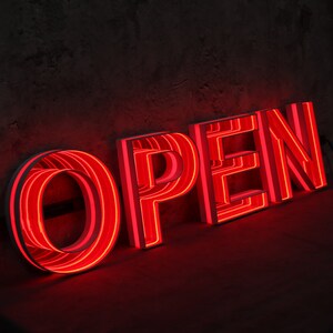 Light up Letter|infinity LED 3D Infinity Mirror Neon for Musical Decor ...