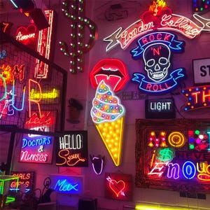 Letrero de neón/Letrero de neón personalizado/Letrero de neón impermeable personalizado para negocios/Letrero luminoso/Letrero de neón con logotipo para exteriores/Letrero luminoso para bar/Señalización con logotipo personalizado