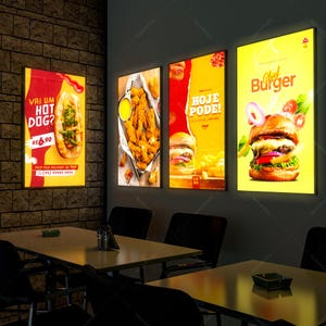 Custom Ultra-Thin LED Movie Poster Light Box,Ultra Slim LED Menu Board Light Boxes,Ultra-Thin LED Light Box for Business Advertising Use