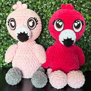 Crochet Flamingo Plushie