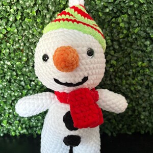 Crochet Snowman Plushie