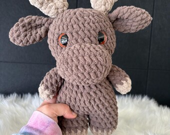 Crochet Moose Plushie
